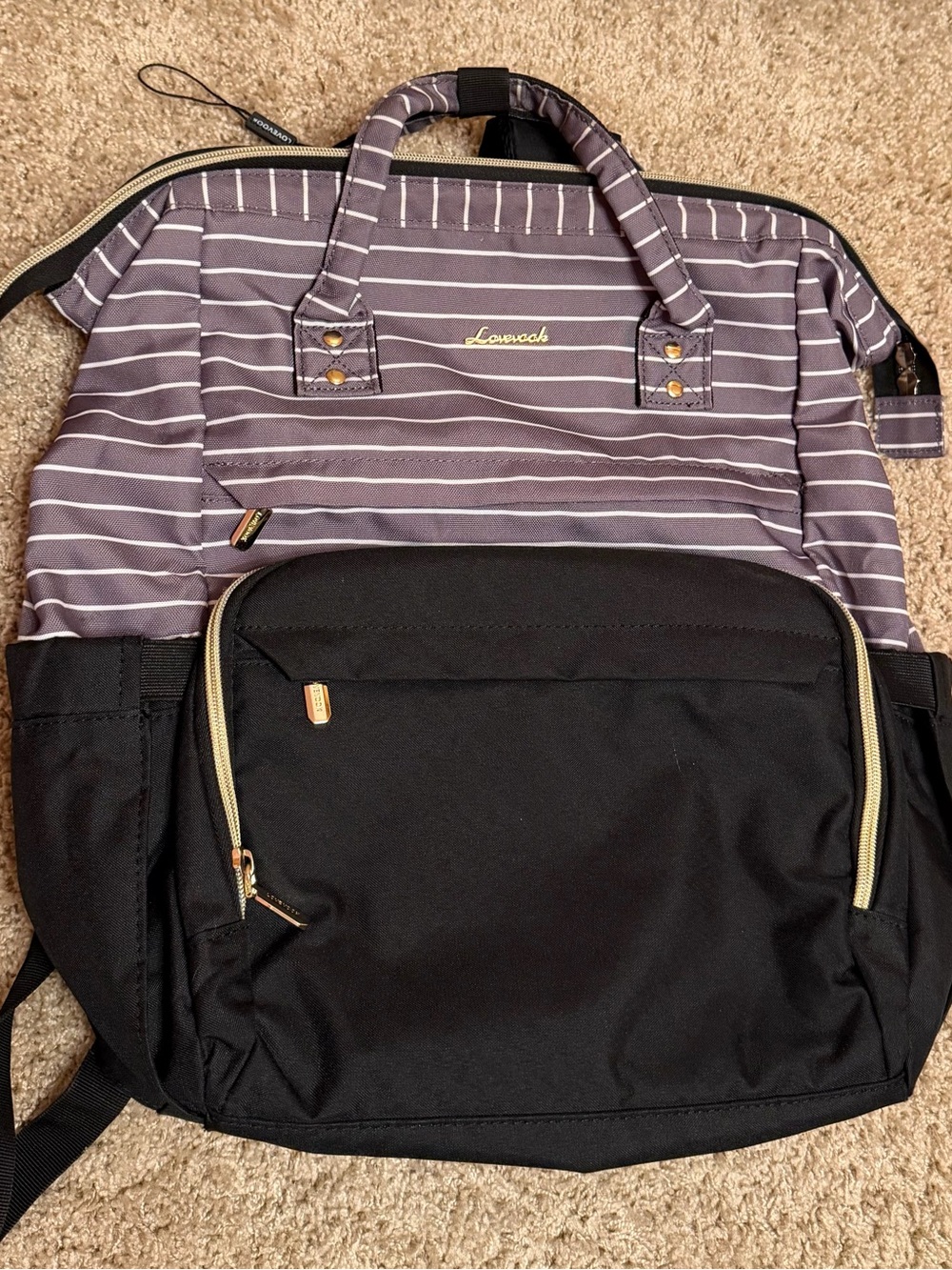 LOVEVOOK Backpack with gold zipper